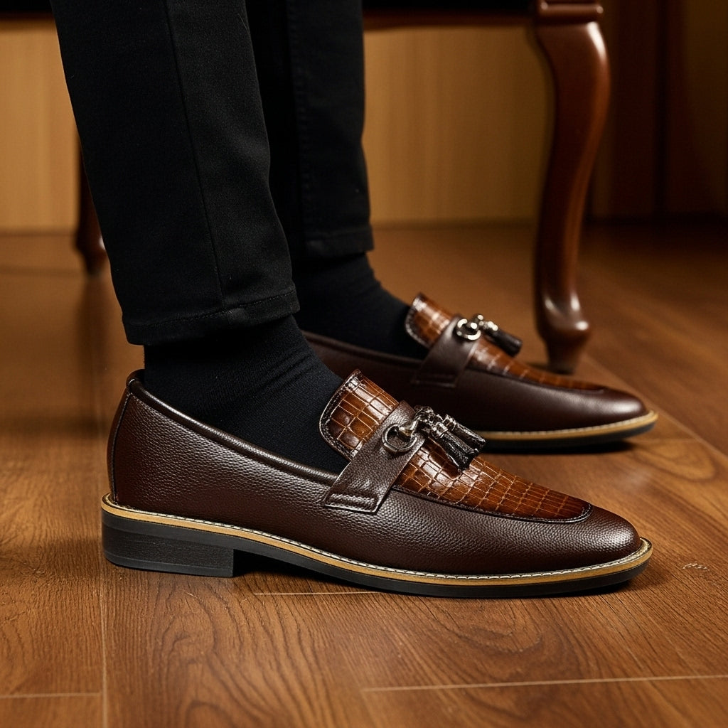 Man Stitched original Leather